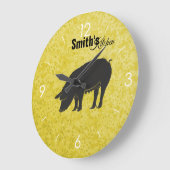 Aangepast, aangepast keuken- varkensplein Logo Grote Klok (Hoek)