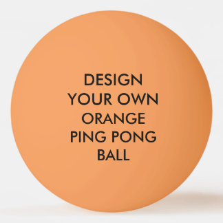 Aangepast aangepast ORANJE pingpongbal Pingpongballen