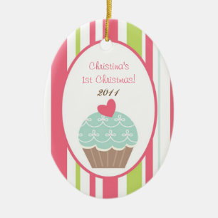 Aangepast aangepast Ornament Tea Party roze pasta