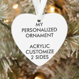 Aangepast, aangepast ORNAMENT voor HARTACRYLISCHE 