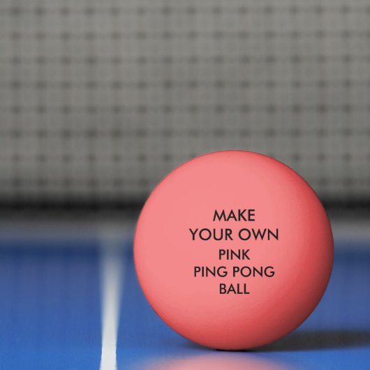 Aangepast aangepast PINK Ping Pong Ball (Net)