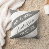 Aangepast, aangepast Sierkussen / Grijs (Deken)