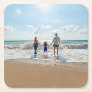 Aangepast aangepast vierkante kartonnen onderzetter