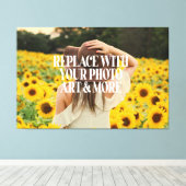 Aangepast aangepaste fotografie toevoegen canvas afdruk (Insitu (Houten vloer))