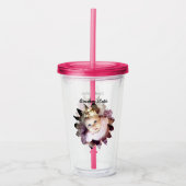 Aangepast aangepaste fotosjabloon voor ventilatorv acryl drinkbeker (Voorkant)