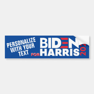 Aangepast aanpassen voor Biden/Harris 2020-azijn Bumpersticker