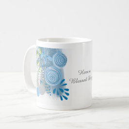Aangepast Abstract Bloemmotief Koffiemok