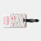 Aangepast Abstract fotograferen patroon Bagagelabel (Achterkant horizontaal)