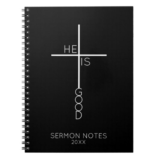 Aangepast Abstract minimalistisch Christelijk Notitieboek (Voorkant)