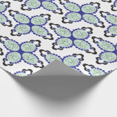 Aangepast abstract ontwerp op inpakpapier (Hoek)