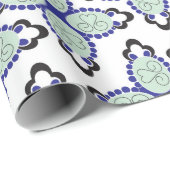 Aangepast abstract ontwerp op inpakpapier (Rol Hoek)