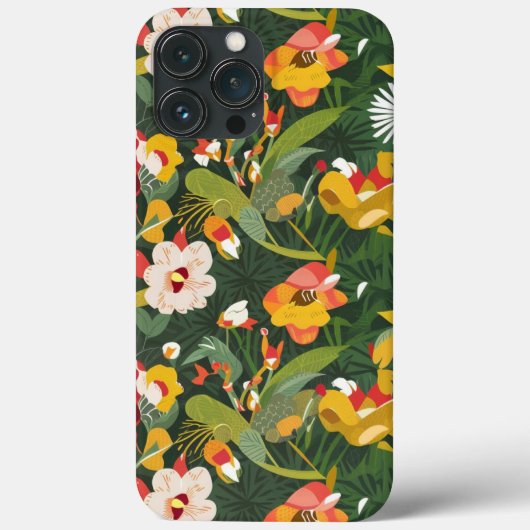 Aangepast Abstract patroon van Japanse lentevloere Case-Mate iPhone Case (Achterkant)