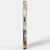 Aangepast: Abstracte olifant iPhone 15 Promax Hoes (Achterkant / Rechts)