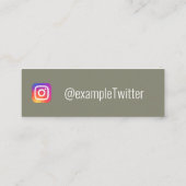 Aangepast ' achtergrond'-instagram mini visitekaartje (Achterkant)