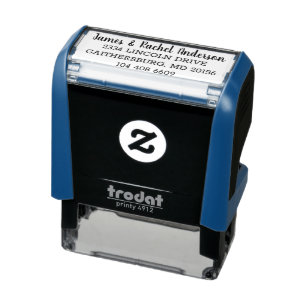 Aangepast adres Pas getrouwd koppelen retourzendin Zelfinktende Stempel