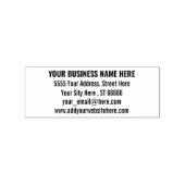 Aangepast adres Website E-mail Rubber Stamp Sjablo Rubberstempel (Afrduk)