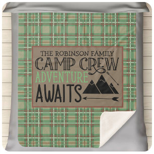 Aangepast Adventure voor Cabin Camping Sherpa Deken
