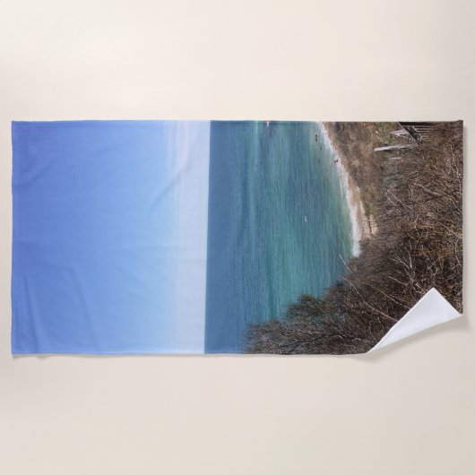 Aangepast afbeelding afbeelding aangepast strandlaken (Voorkant)