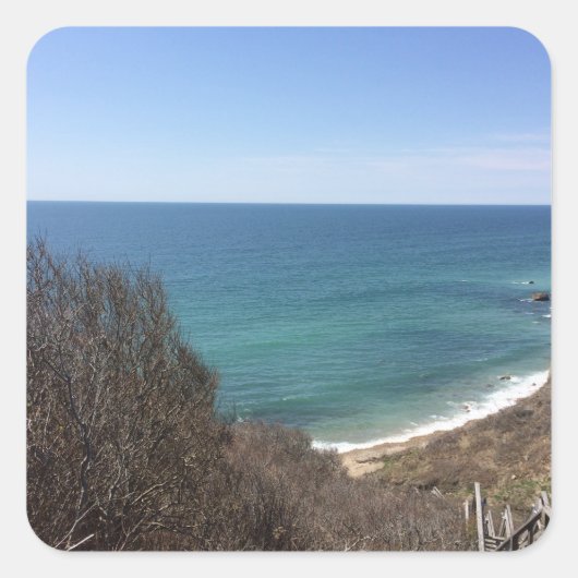 Aangepast afbeelding afbeelding vierkante sticker (Voorkant)