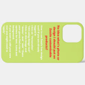 Aangepast afbeelding en tekst DIY Creëer je eigen Case-Mate iPhone Case (Achterkant / Rechts)