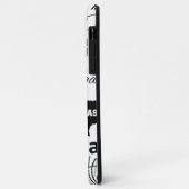 Aangepast afbeelding modern patroonparijs zwart-wi Case-Mate iPhone case (Achterkant/links)