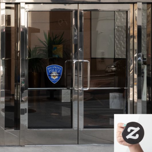 Aangepast Afbeelding toevoegen Raamsticker (Kantoordeur)