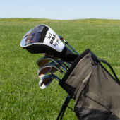 Aangepast afdekplaatje voor fotogolfbestuurder - c golfheadcover (Insitu)