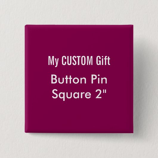 Aangepast afdrukbaar 2-inch vierkant Button badge  (Voorkant)