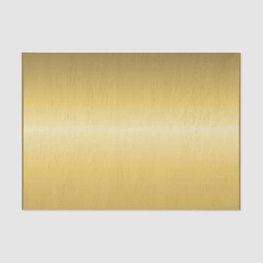 Aangepast afdrukeffect Geel Gold Metallic Tissuepapier (Voorkant)