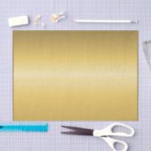 Aangepast afdrukeffect Geel Gold Metallic Tissuepapier (Craft)