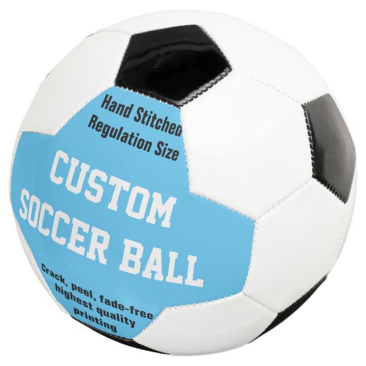 Aangepast afgedrukt Voetbal om u aan te passen (Drie kwart)