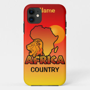 Aangepast AFRICA iPhone 5 Hoesje-Mate 11 Hoesje