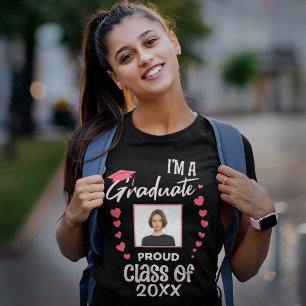 Aangepast Afstudeerder Foto Afstuderen Klasse T-shirt