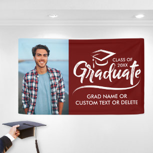 Aangepast Afstudeerder Foto School Colors Modern A Spandoek