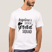 Aangepast Afstudeerder Squad Afstuderen T-shirt (Voorkant)