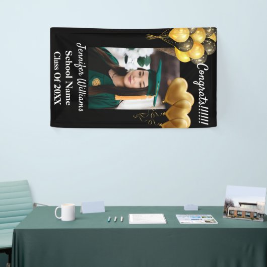 Aangepast Afstuderen 2021 Fotonaam Spandoek (Beurs)