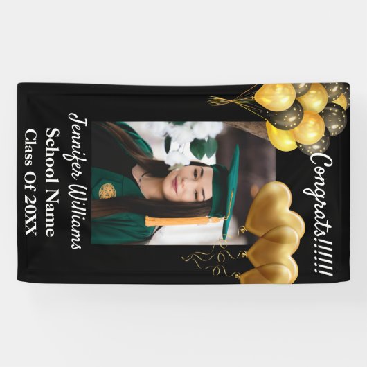 Aangepast Afstuderen 2021 Fotonaam Spandoek (Horizontaal)