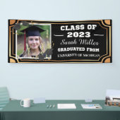 aangepast afstuderen 2023 met naam en foto spandoek (Beurs)