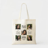 Aangepast Afstuderen 5 Afstuderen voor fotocollage Tote Bag (Voorkant)