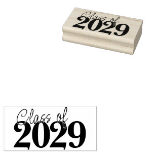 Aangepast Afstuderen Eenvoudig Afstudeerder Jaar Rubberstempel