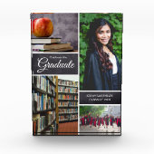 Aangepast Afstuderen Fotocollage klasse van Fotoblokken (Voorkant)