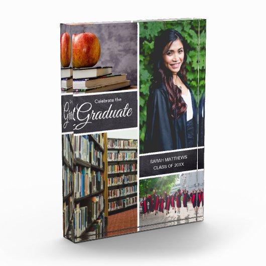 Aangepast Afstuderen Fotocollage klasse van Fotoblokken (Links)