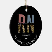 Aangepast Afstuderen geregistreerd zuster Keramisch Ornament (Rechts)