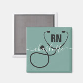 Aangepast Afstuderen geregistreerd zuster Magneet (Voorkant / Achterkant)