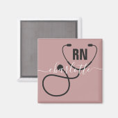 Aangepast Afstuderen geregistreerd zuster Magneet (Voorkant / Achterkant)