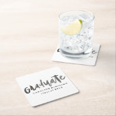 Aangepast Afstuderen Vierkante Kartonnen Onderzetter (Insitu)