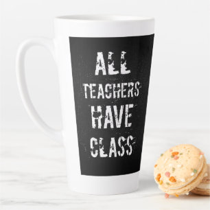 Aangepast ★ ALLE DOCENTEN HEBBEN LES ★ Schoolbord Latte Mok