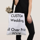 AANgepast ALLE OVER AFDRUKCanvas tas (Dichtbij)