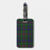Aangepast Allison Tartan Bagagelabel (Achterkant verticaal)