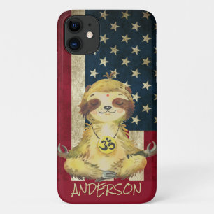 Aangepast Amerikaans vredesmodel iPhone 11 Hoesje